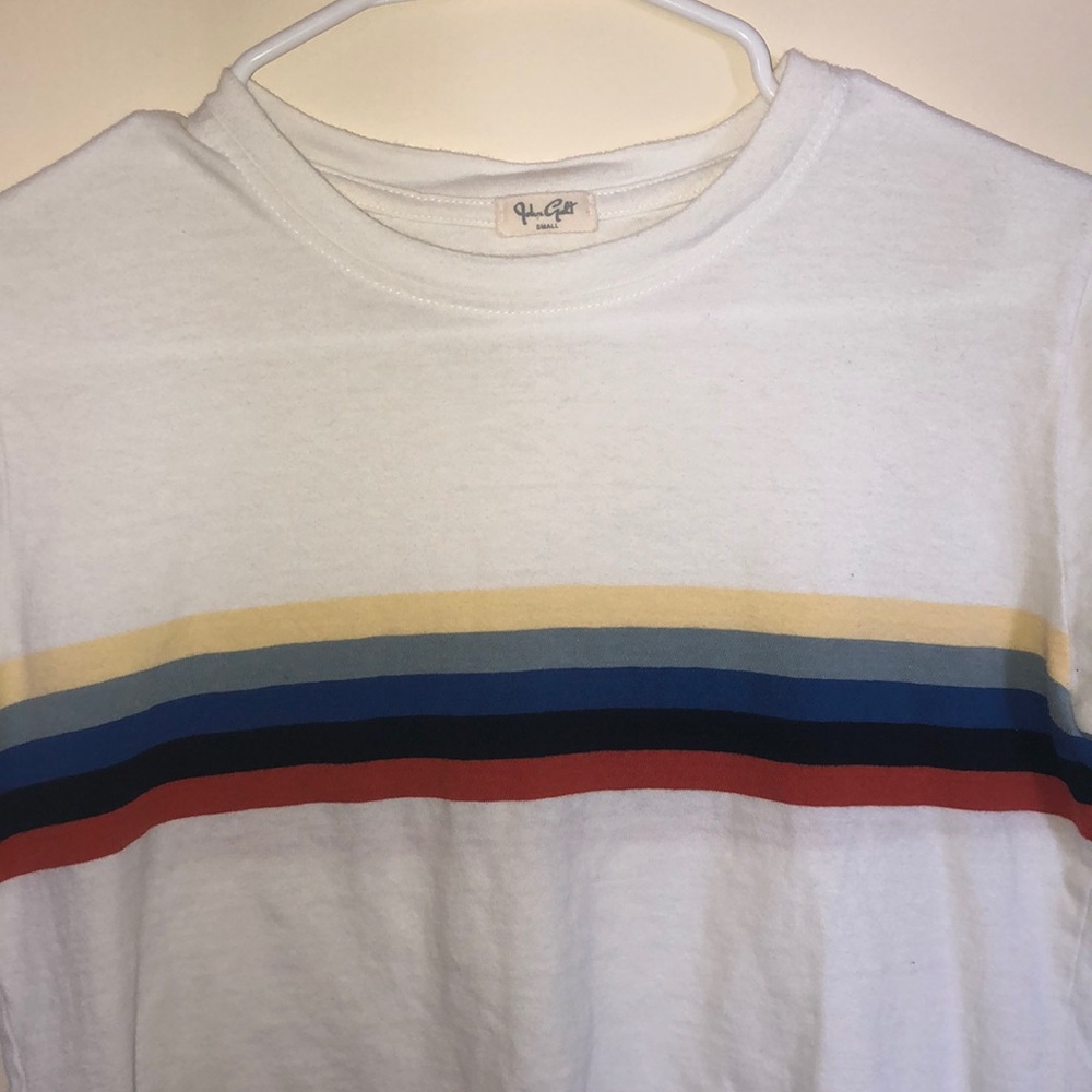 brandy melville striped crop top